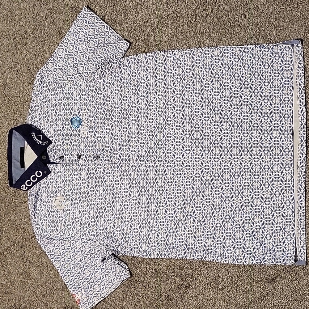 Greyson Men Golf Polo Shirt Full Printed Slync.io Tournament - M
